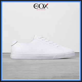 Giày sneaker da unisex dincox d34 sành điệu white