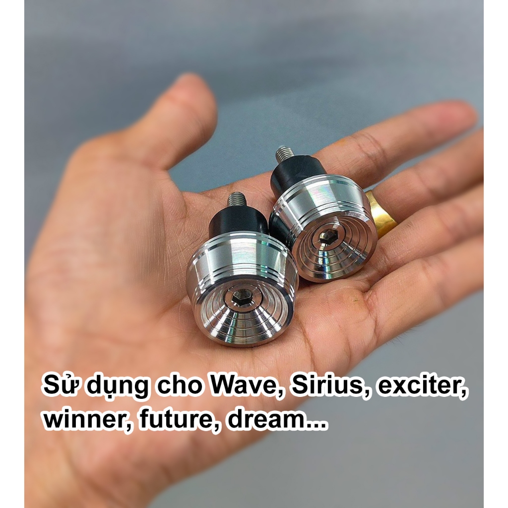 Gù thái inox 304 gắn wave, sirius, exciter, vision... giá 1 cặp