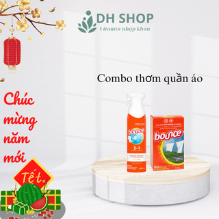 Xịt thơm quần áo bounce mỹ rapid touch up 3 in 1 làm thơm, thẳng quần áo 275g - dh shop