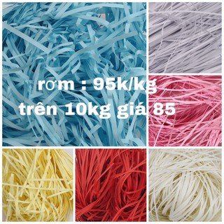 [TẾT] Rơm giấy trang trí hộp quà tết - 1kg rơm giấy trắng trang trí