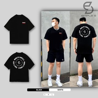 Áo Thun Unisex Local Brand SIMPLE "E" Form Oversize Cotton 100% MAKEITSIMPLE