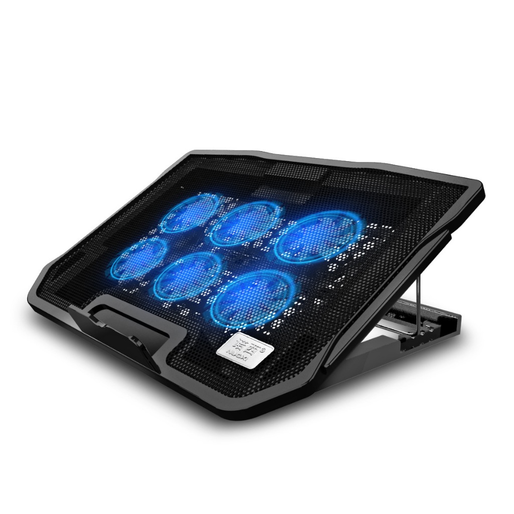 Đế Tản Nhiệt Laptop,Quạt Tản Nhiệt Máy Tính 6 Cánh Chạy Cực Êm,Làm Mát Máy Tính Cực Tốt,Quạt làm mát máy tính H9