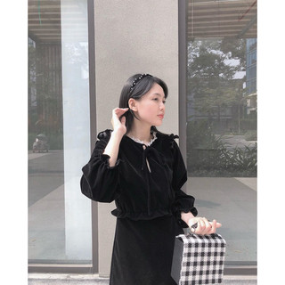 Đầm tay dài tiểu thư