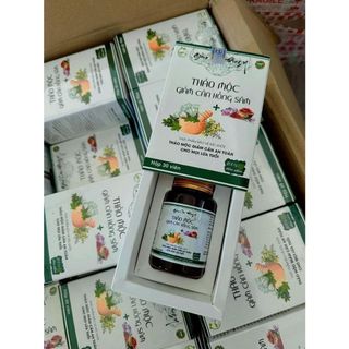  Thảo Mộc Giảm Cân Hồng Sâm Lọ 30v và Detox 