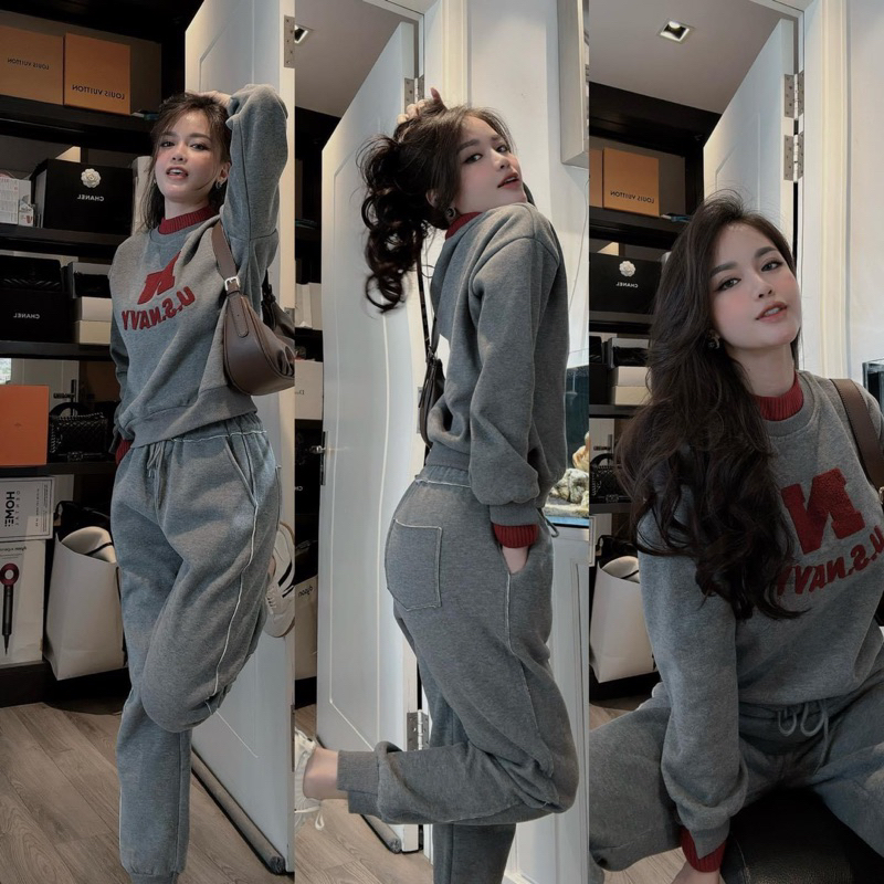 SET 2 MÓN ÁO NAM VÀ VÁY NỮ DO COTTON XƯỚC