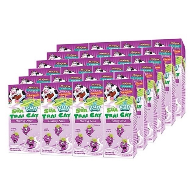 Lốc Kun hộp 110ml đủ vị