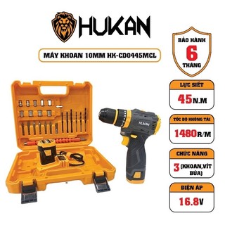 Máy khoan pin HUKAN 16.8v 45MCL động cơ không chổi than