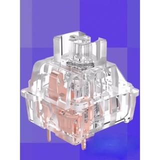 Switch trong suốt OUTEMU CRYSTAL WHITE  hỗ trỡ tỏa led