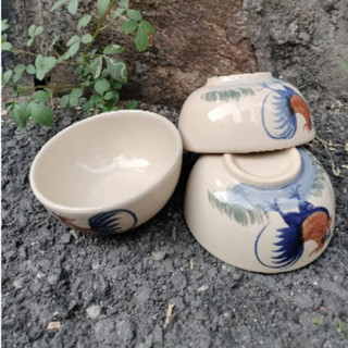 🥰😘Combo 5 Chén Soup Vẽ 🐓Con Gà Nhỏ (Chén nhỏ cỡ chén chè 10cm)🐣🐥