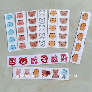 Sticker in nhiệt dán bình sữa, đồ dùng cho bé chống nước