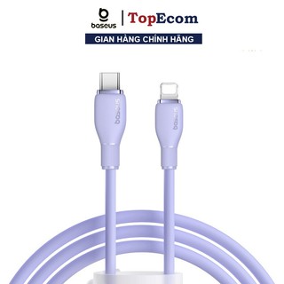 Cáp Sạc Nhanh Baseus I.P.H.O.N.E PD 20w 27w Pudding Series Mềm Dẻo, Sạc Nhanh ở Nhiệt Độ Thấp - TopEcom