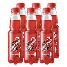 Lốc 6 chai nước ngọt Sting dâu