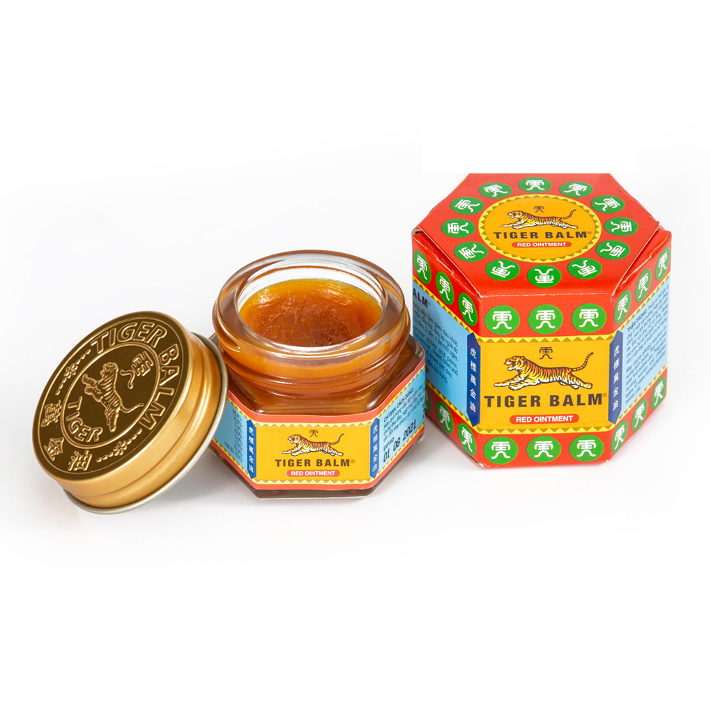 Dầu cù là con hổ đỏ Tiger Balm Đỏ, Trắng