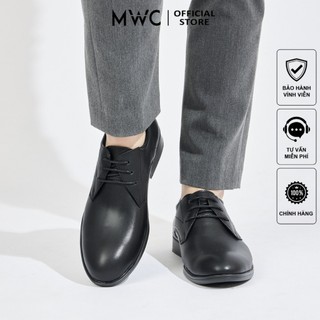 Giày mọi nam mwc 6671 - giày tây nam chất liệu da trơn kiểu dáng thắt dây