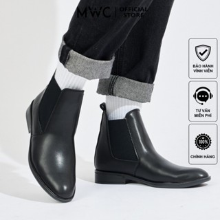 Giày Nam MWC 8034 - Giày Chelsea Boot Nam Classic Cao Cổ Da Mềm Cao Cấp,Thời Trang Sang Trọng Thanh Lịch