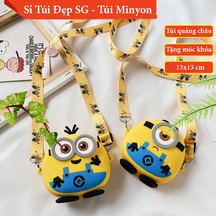 Túi Minion xả kho, Túi Minion size lớn, Túi minion giá rẻ TX107