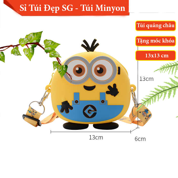 Túi Minion xả kho, Túi Minion size lớn, Túi minion giá rẻ TX107