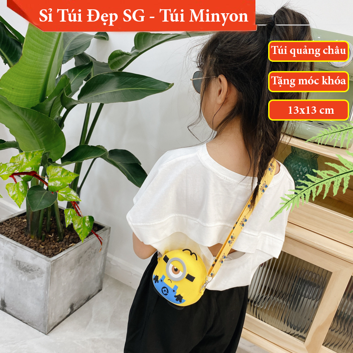 Túi Minion xả kho, Túi Minion size lớn, Túi minion giá rẻ TX107