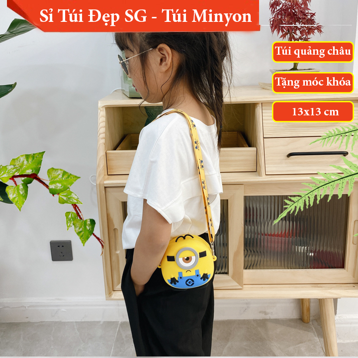 Túi Minion xả kho, Túi Minion size lớn, Túi minion giá rẻ TX107