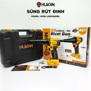 Thân máy rút đinh tán, rút Rive Hukan động cơ không than