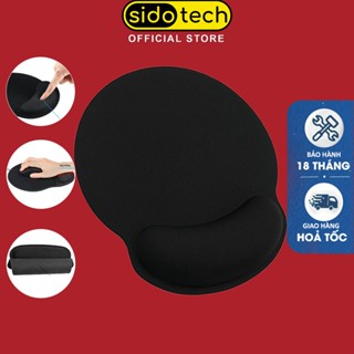 Miếng lót chuột có đệm cổ tay SIDOTECH PD801 bàn di pad chuột mềm mại công thái học cho game thủ văn phòng streamer