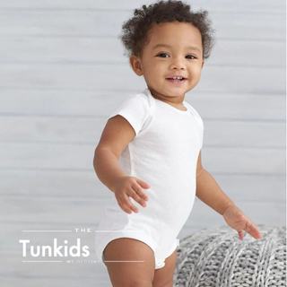Bodysuit Carter trắng trơn cộc tay sơ sinh, body chip trắng ba lỗ, body cotton cho bé size 3-24M