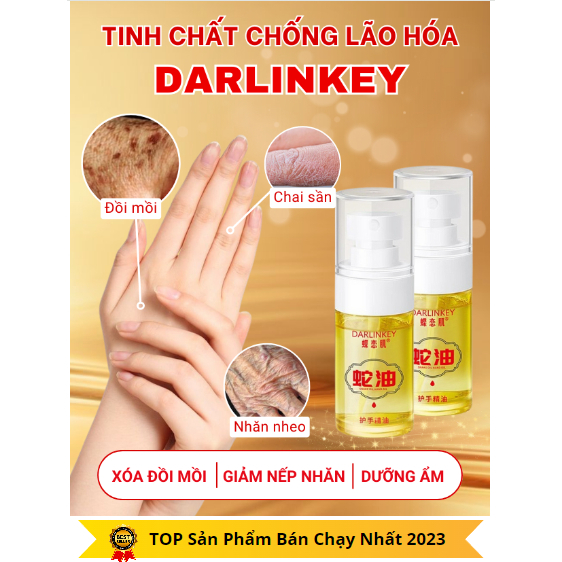 Tinh Chất Trẻ Hóa Da Mờ Đồi Mồi Darlinkey - Serum Darlinkey Dưỡng Da