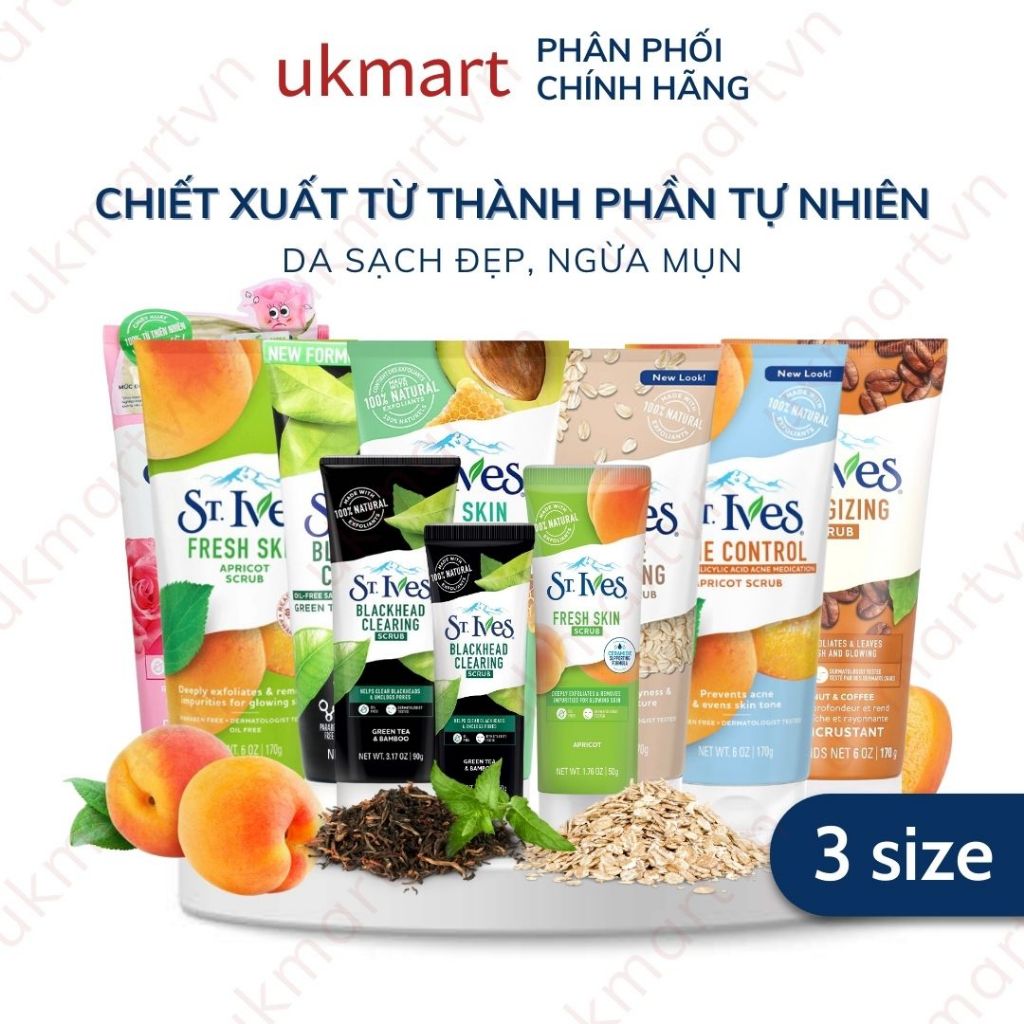 Sữa rửa mặt tẩy tế bào da chết St.Ives