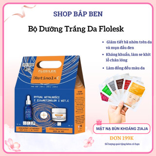 Bộ dưỡng trắng da floslek revita c - shop bắp ben