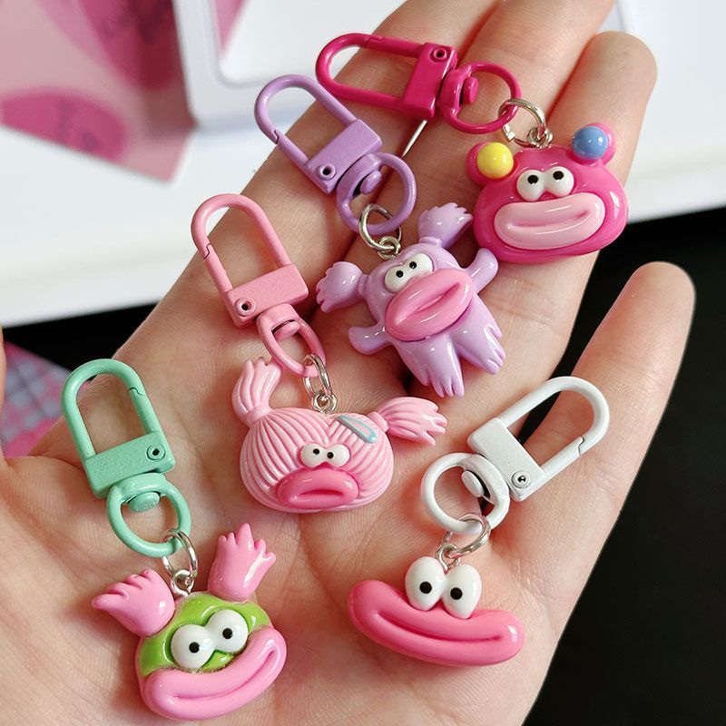 Móc khoá mặt cười cute mb01