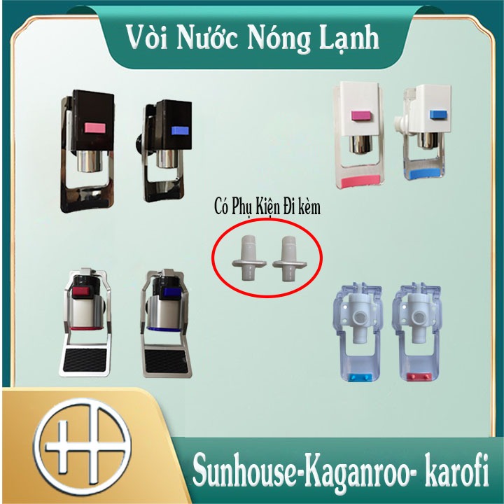 Vòi nước nóng lạnh có khóa an toàn trẻ em cho cây nước nóng lạnh sunhoue kaganroo karofi hàn quốc
