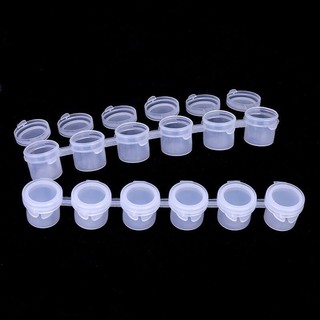 vỉ đựng màu. Dây 6 ô 5ml. dây chiết màu. cọ nét. cọ tô màu.
