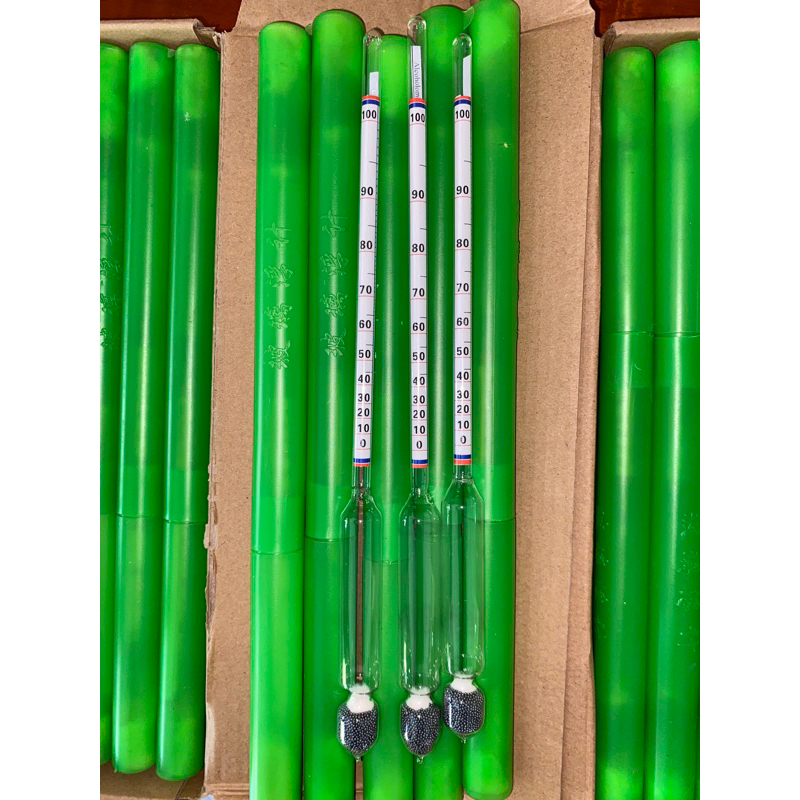 Cồn kế đo nồng độ cồn (0 -100 độ), Tửu kế đo độ rượu