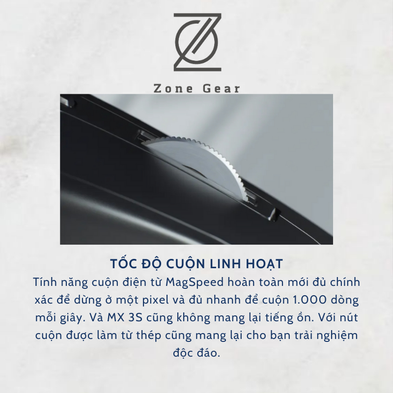 Chuột không dây Logitech MX Master 3S thiết kế công thái học | BigBuy360 - bigbuy360.vn