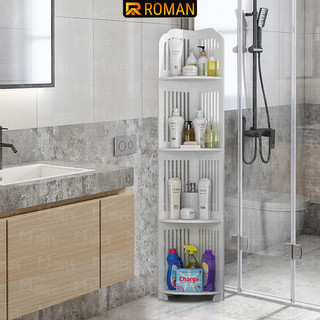 Kệ góc nhà tắm, kệ để đồ thông minh tiết kiệm diện tích thương hiệu Roman  - MN122