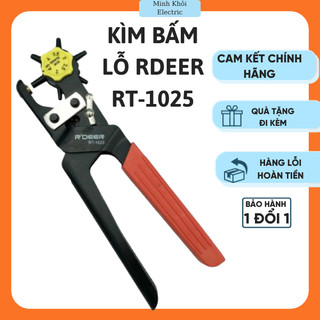 Kìm bấm lỗ đa năng Rdeer RT-1025,kềm bấm lỗ,kiềm bấm lỗ thắt lưng,kìm bấm khuy,đục lỗ thắt lưng,bấm lỗ giấy,kềm bấm lỗ