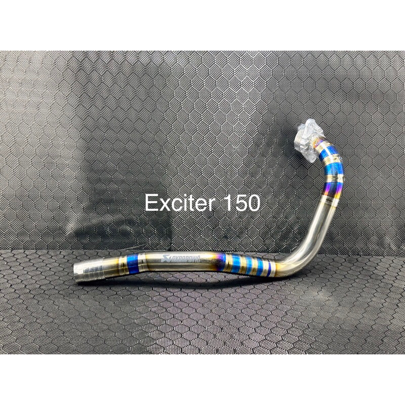 Cổ pô Titanium Exciter 150
