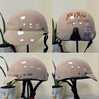 Mũ Bảo Hiểm 1/2 Đầu CHITA CT6B1 Tem XOXO