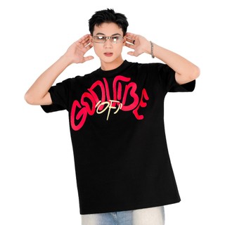 Áo thun Local Brand GOD VIBE Phong Cách Unisex Form Rộng Tay Lỡ GTK55