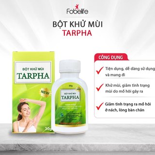 Bột Taphar Fobe Khử Mùi Đa Năng Đồ Dùng Cá Nhân Có Thể Dùng Trên Cơ Thể - Hộp 30g