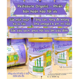 Sữa Pediasure Úc lon 850gr date 4 2024 mẫu mới