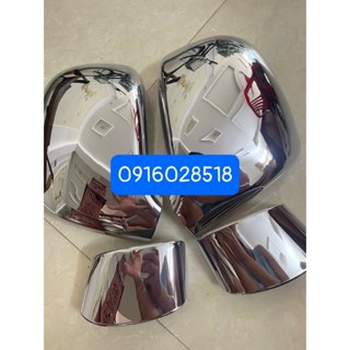 Ốp gương chiếu hậu ô tô mạ Crom Cao cấp xe Kia Carens 2009  2010 2011 2012 2013 2014 2015 2016 không khuyết