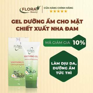 Gel Nha Đam Dưỡng Ẩm Da Mặt FLORA BEAUTY 30ml - Hàng Chính Hãng