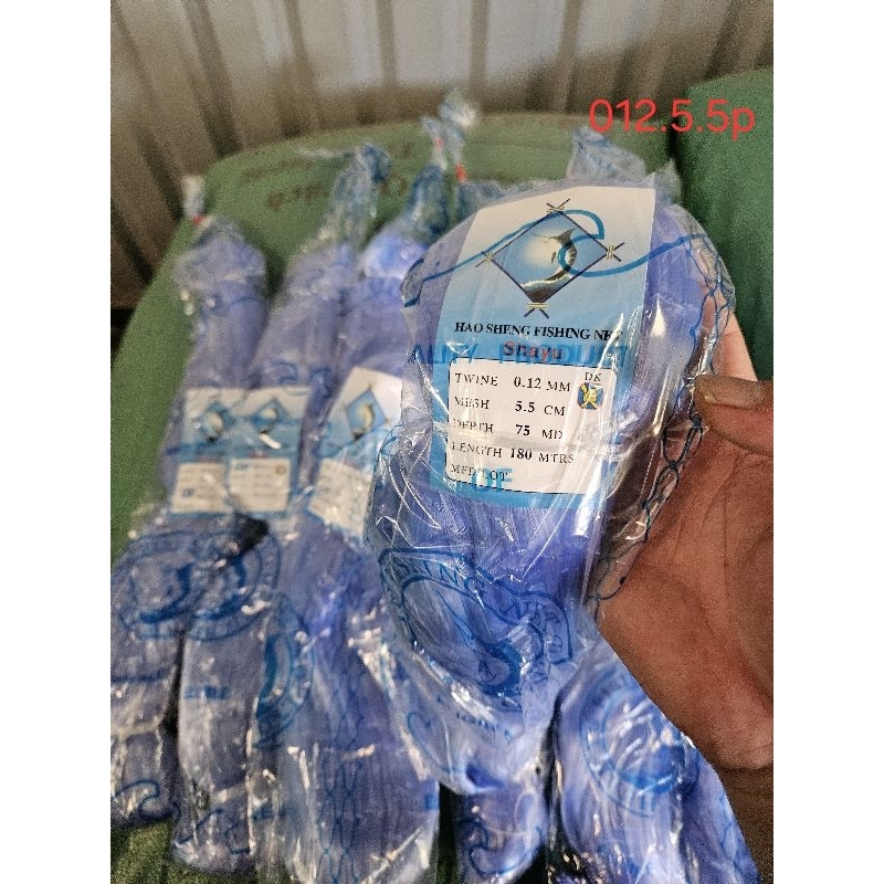 lưới 012. 5.5p x75 mắt x180 mét