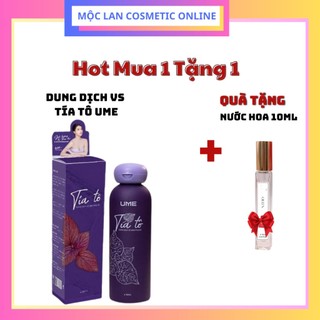 Dung dịch vệ sinh phụ nữ Tía Tô UME Ngọc Trinh 150ml+Tặng nước hoa