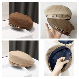 Nón beret phong cách hoạ sĩ, mũ nồi nữ hàng Quảng Châu thời trang cao cấp