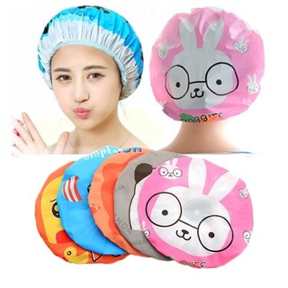 Mũ tắm chùm tóc họa tiết ngộ nghĩnh - Mũ trùm đầu ,Mũ chụp tóc