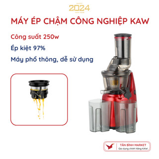 Máy ép chậm công nghiệp Kaw - Ép Kiệt, Công Suất Lớn 250W, Dễ Dàng Vệ Sinh, Bảo Hành 1 Đổi 1