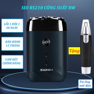 Máy cạo râu SID RS210 công suất 8W tặng tỉa lông mũi