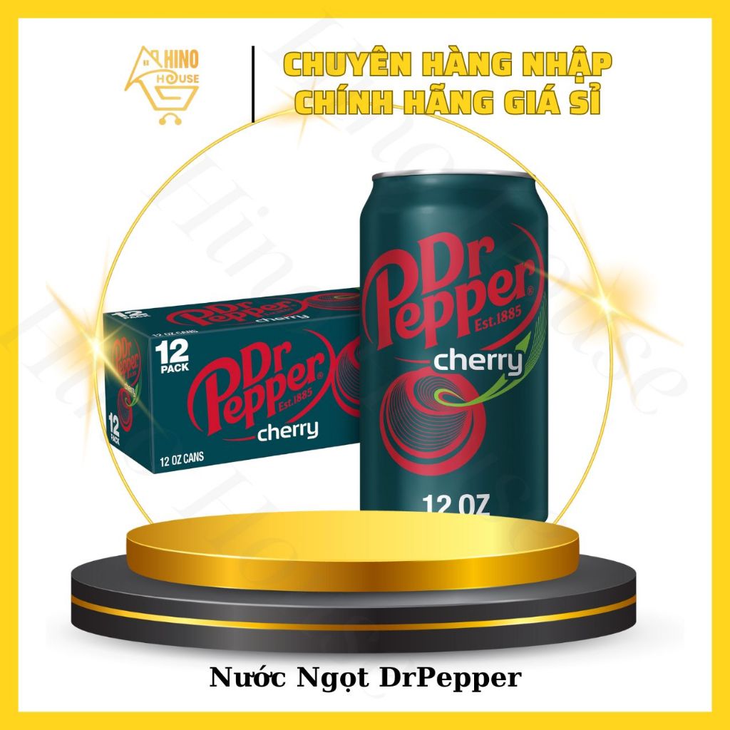 Nước Ngọt DrPepper 1 Cây 12 Lon 355ml - USA